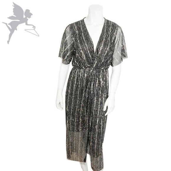 NWT ALL IN FAVOR Dolman Sleeve Midi Dress - Picture 4 of 8